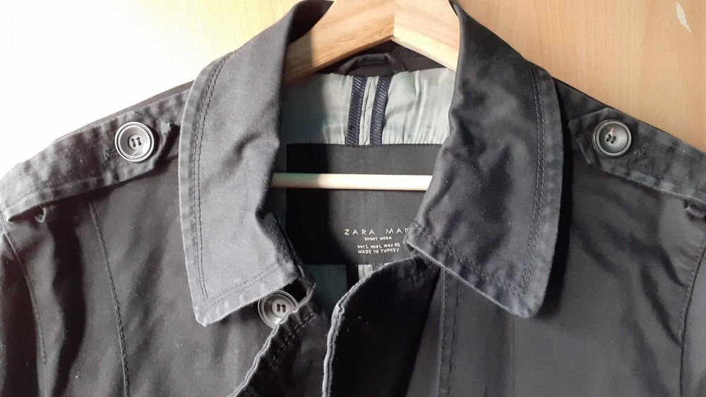 Casaco gabardine homem L zara