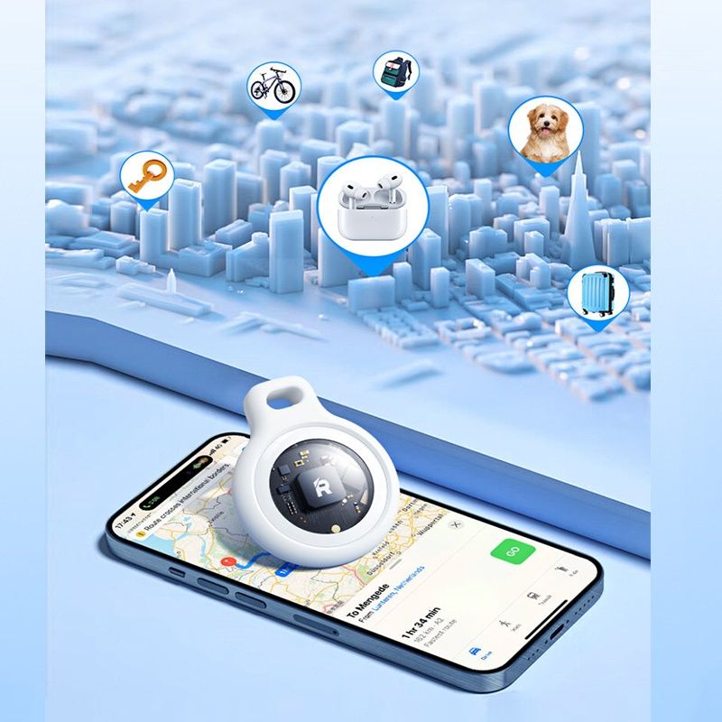 Трекер Remax AirTag GPS брелок навигатор локатор поиска детей животных