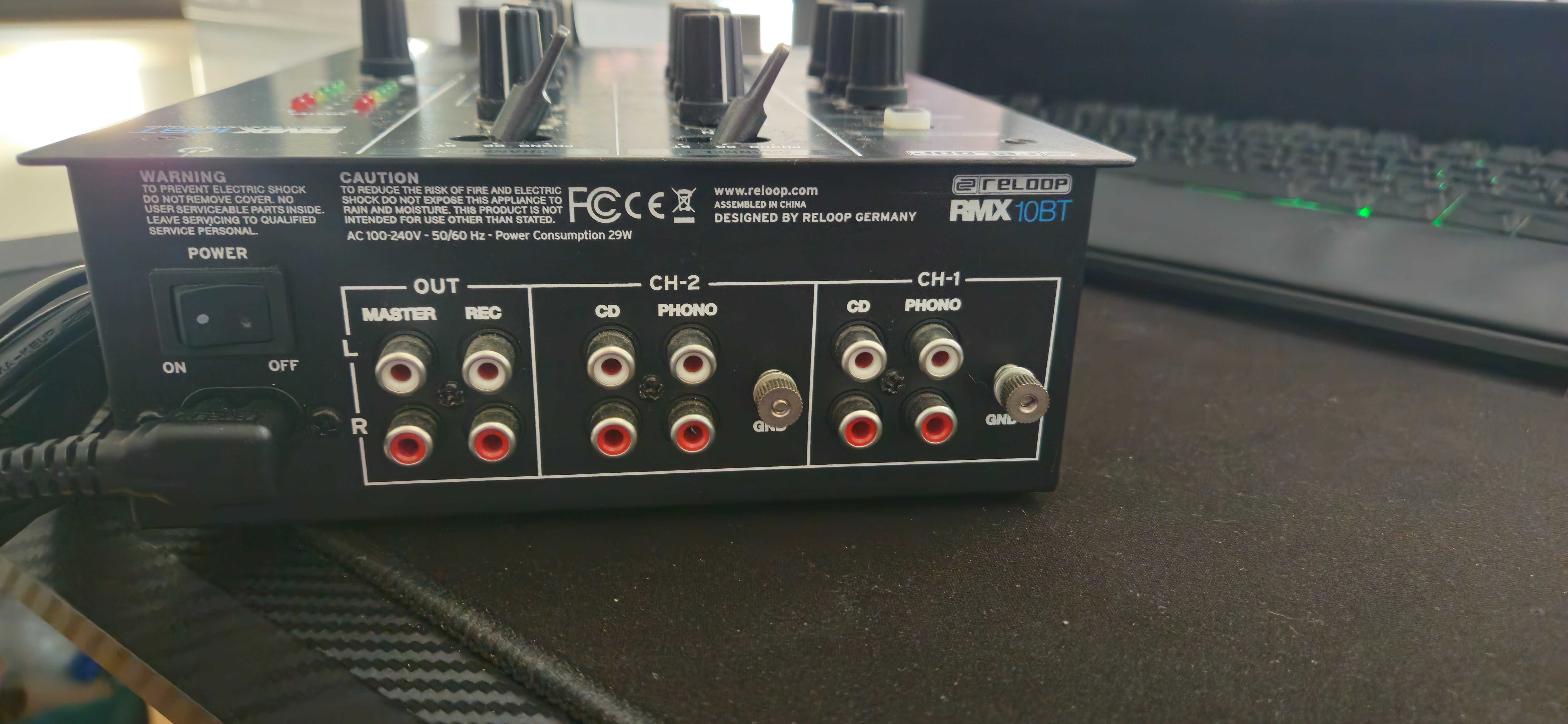 Reloop RMX-10 BT – Mikser DJ z Bluetooth
