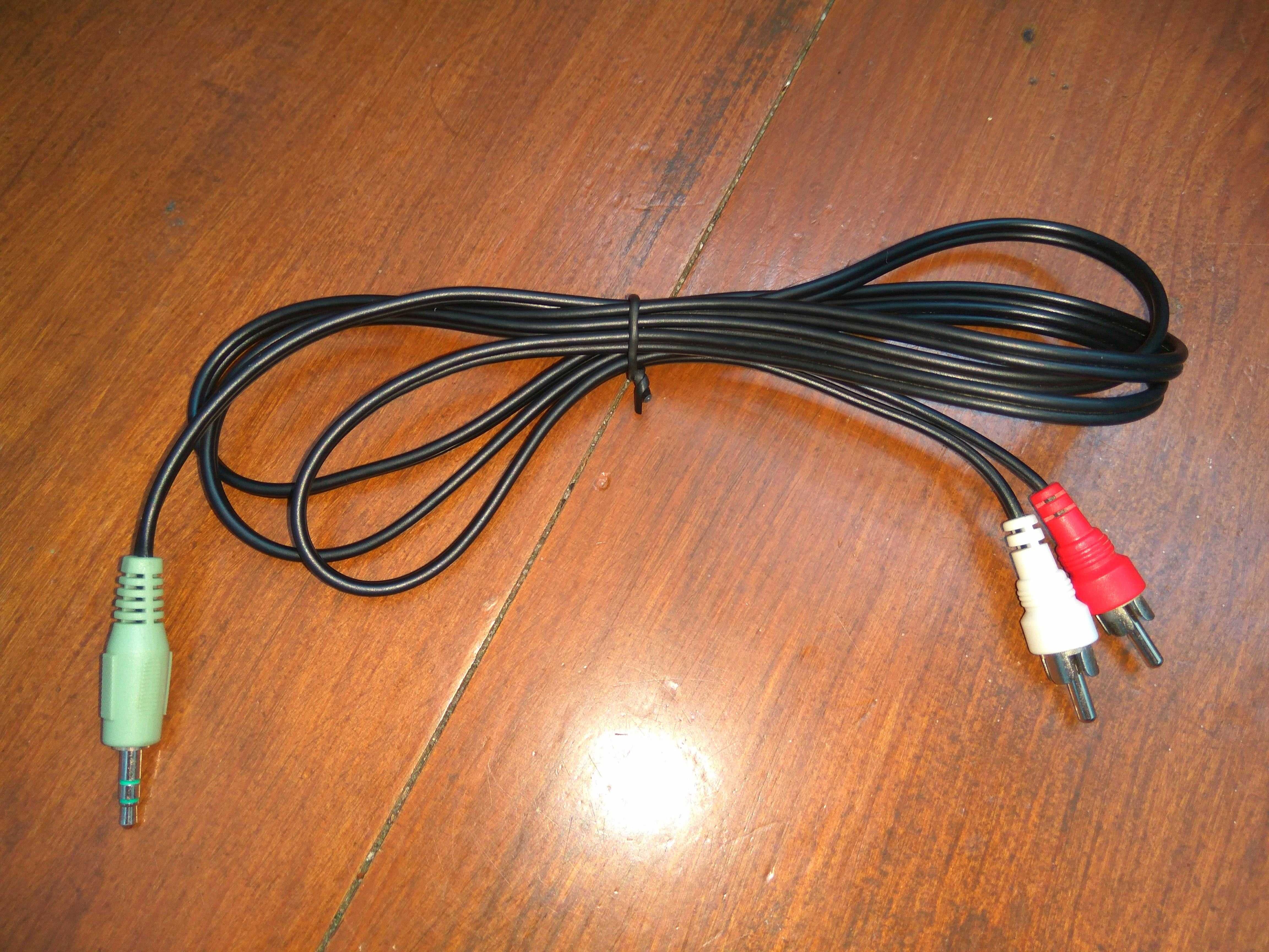 Шнуры кабели разные аудио 1,5м межблочный Аукс AUX телефона ноутбука