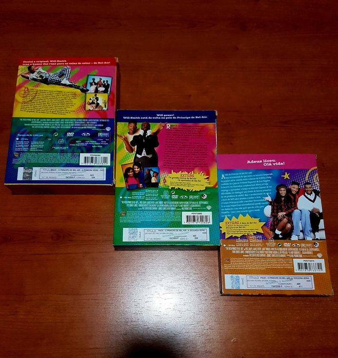 O PRINCÍPE DE BEL-AIR (Will Smith) 3Séries/73Episód/13dvds verificados