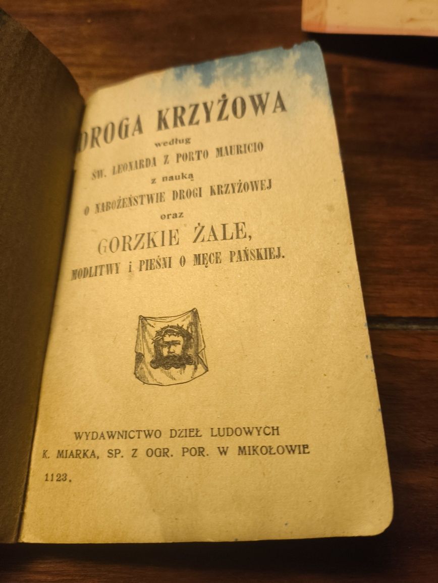 Modlitewnik droga krzyżowa gorzkie żale imprimatur 1900