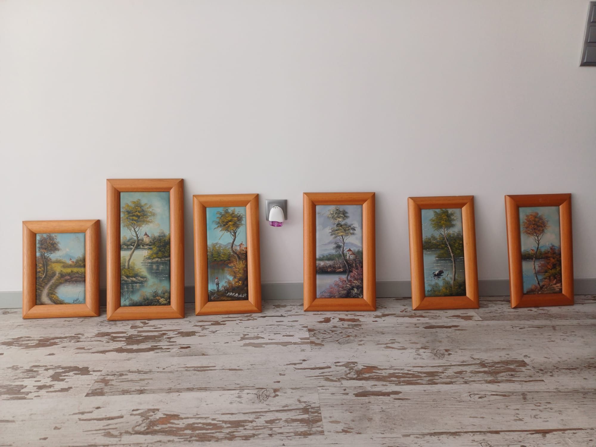 Quadros pintados a mão