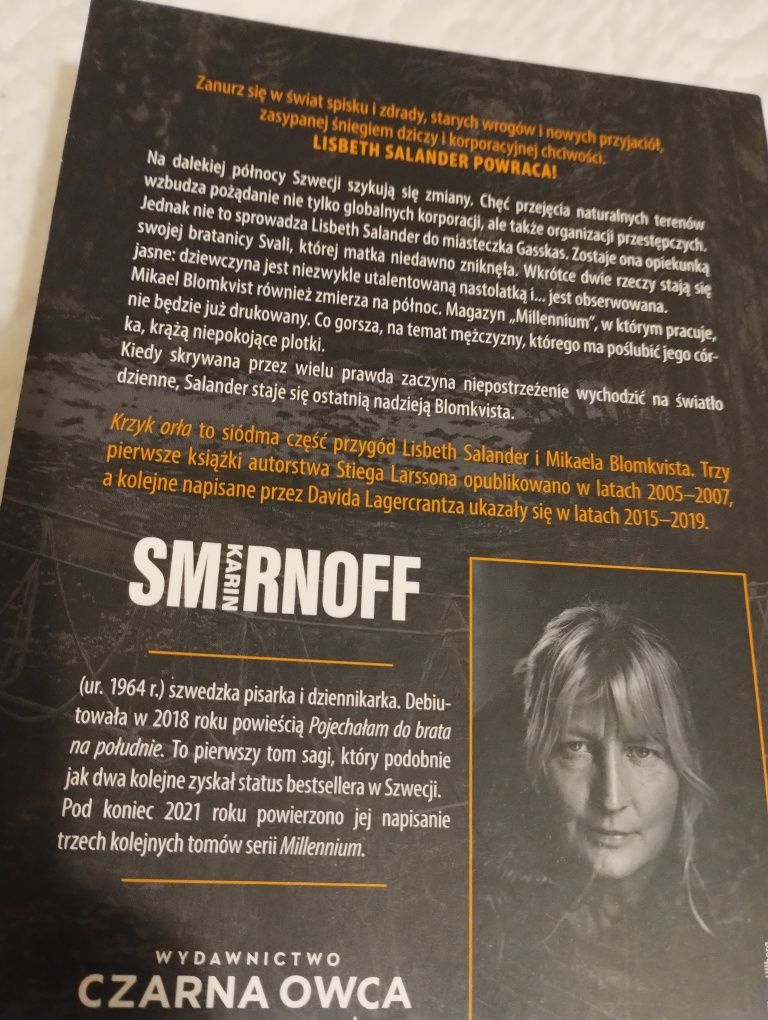 Krzyk orła K. Smirnoff 7 tom Millennium kryminał seria