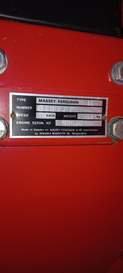 Комбайн  Massey Ferguson 16  1990р.