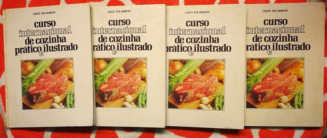 Curso intensivo de cozinha por chefe Pol Martin 4 volumes