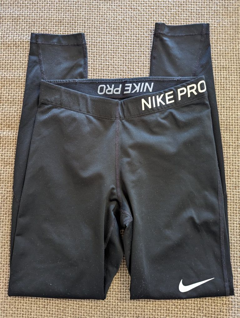 Nike Pro женские спортивные лосины, леггинсы, тайтсы. S