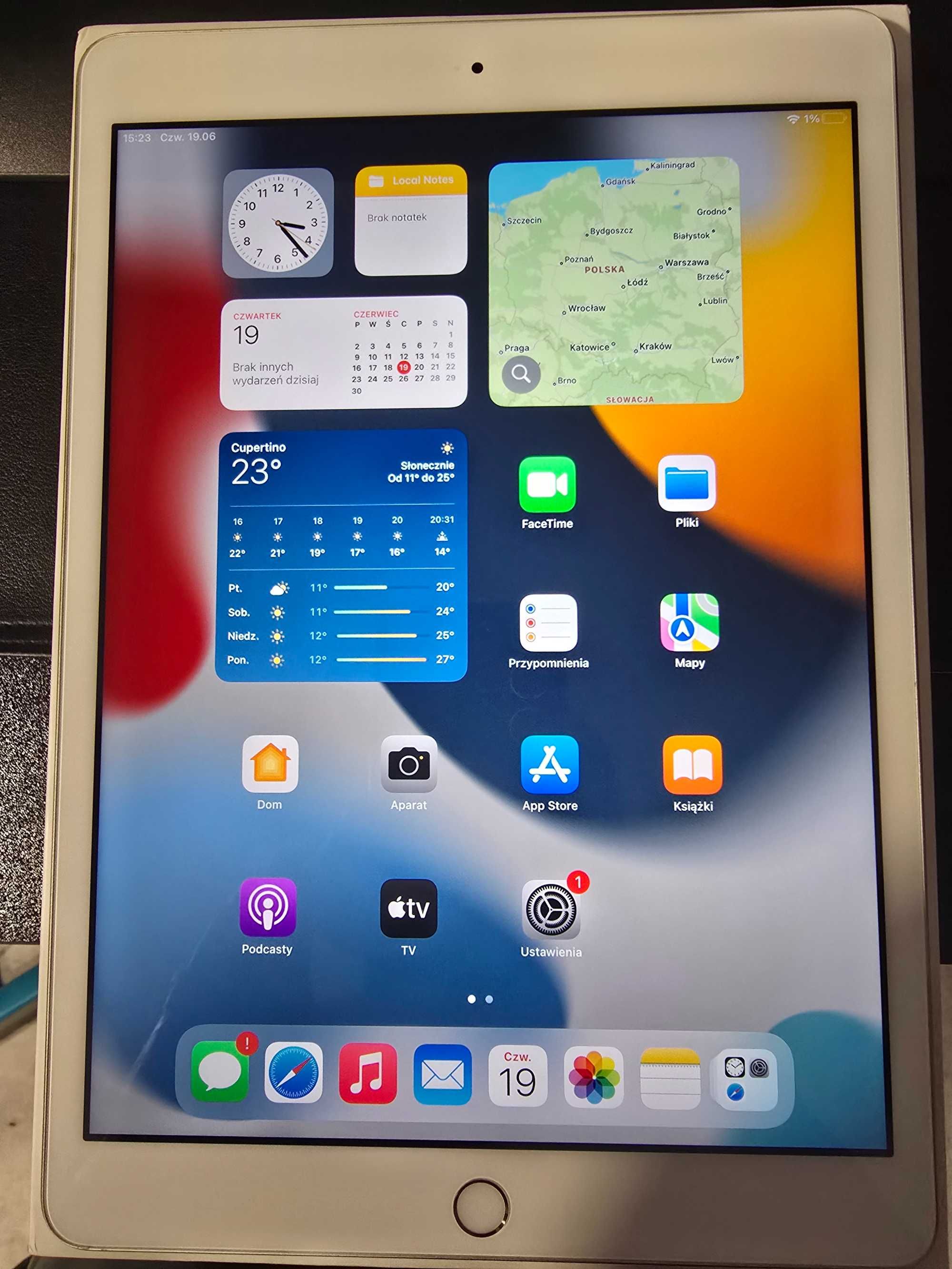 Apple iPad 7gen (10,2", Wi-Fi, 32 GB) - srebrny A2197