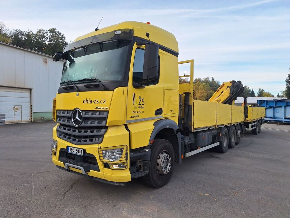 Versalift Arocs 3248 8X4 + Palfinger Pk 34002 + Svan Cht 202  Mb Arocs 3248 8X4 + Palfinger Pk 34002 + Svan Cht 202