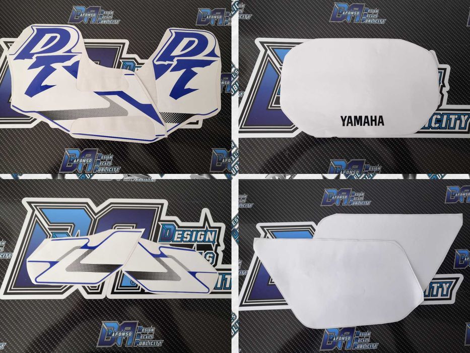 Autocolantes para Yamaha DT 125 R - azul / preta -- 1998