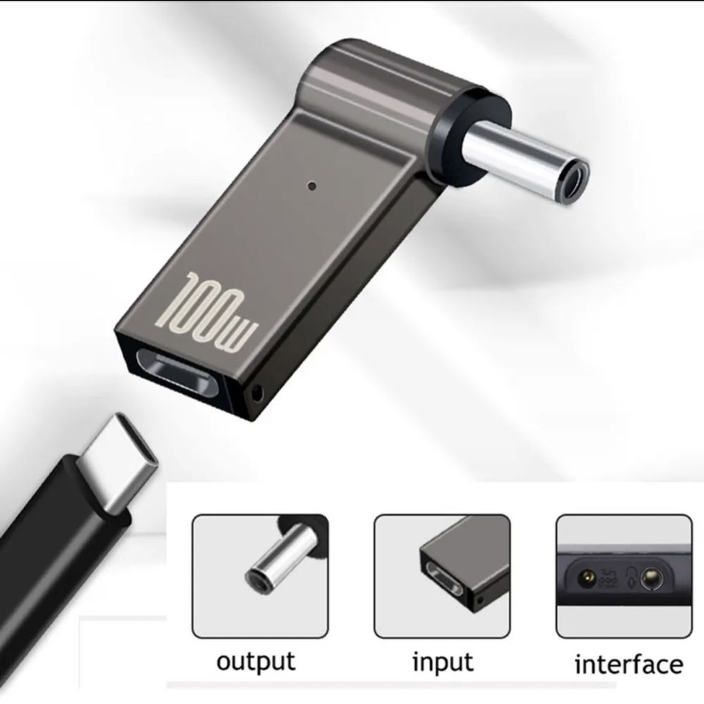 Адаптер / перехідник / конвертер на ноутбук HP з USB на Type-C
