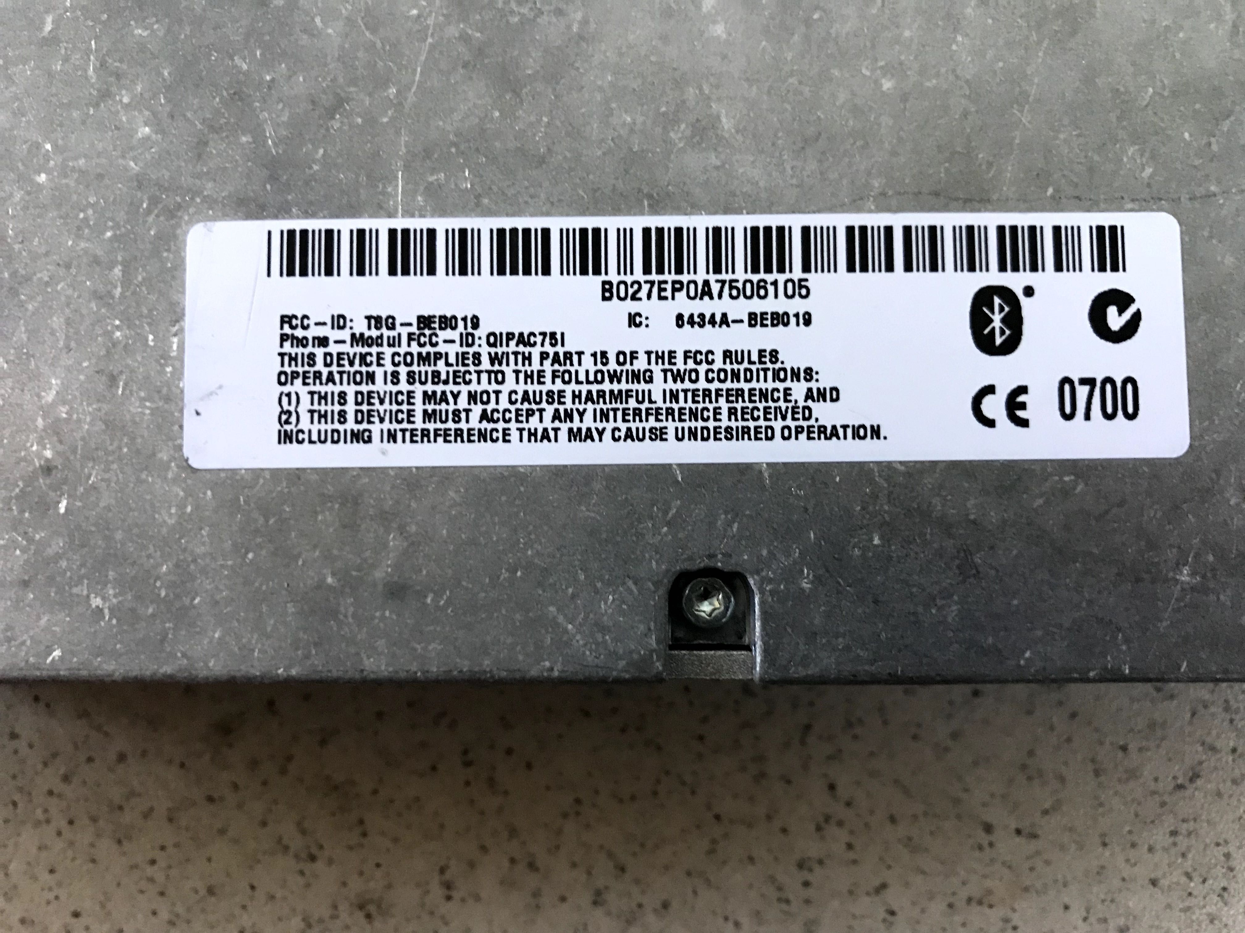 Bmw BLUETOOTH Combox Media 84.10-9.234.940