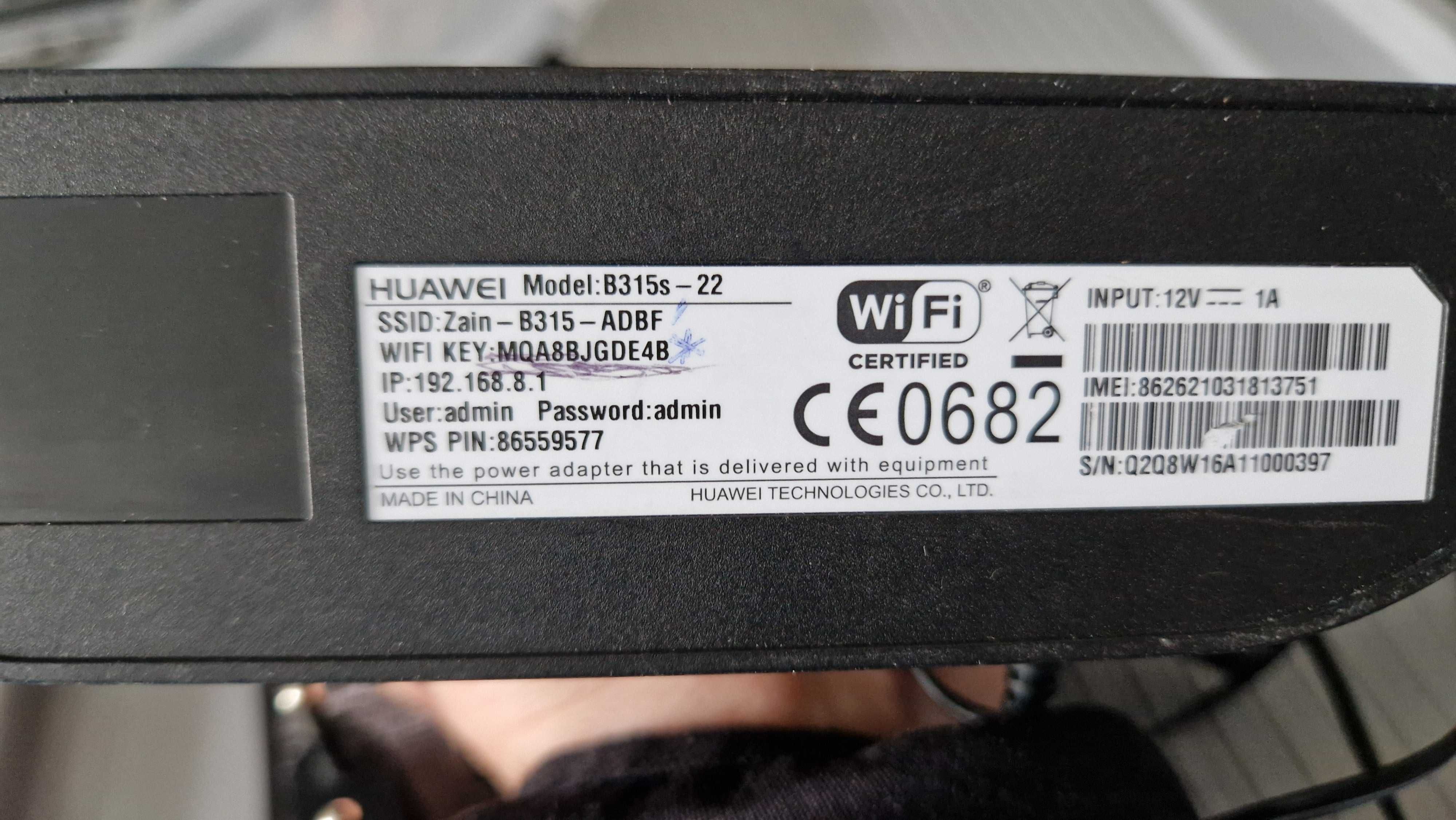 Router Huawei B312s-22 4G LTE