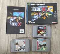 F Zero X + pudełko, ISS 64, F-1 World Grand Prix Nintendo 64