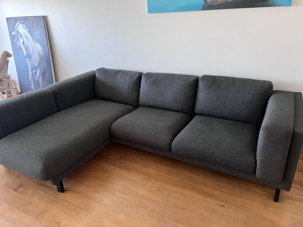 Sofa Nockeby com chiase lounge 3 lugares