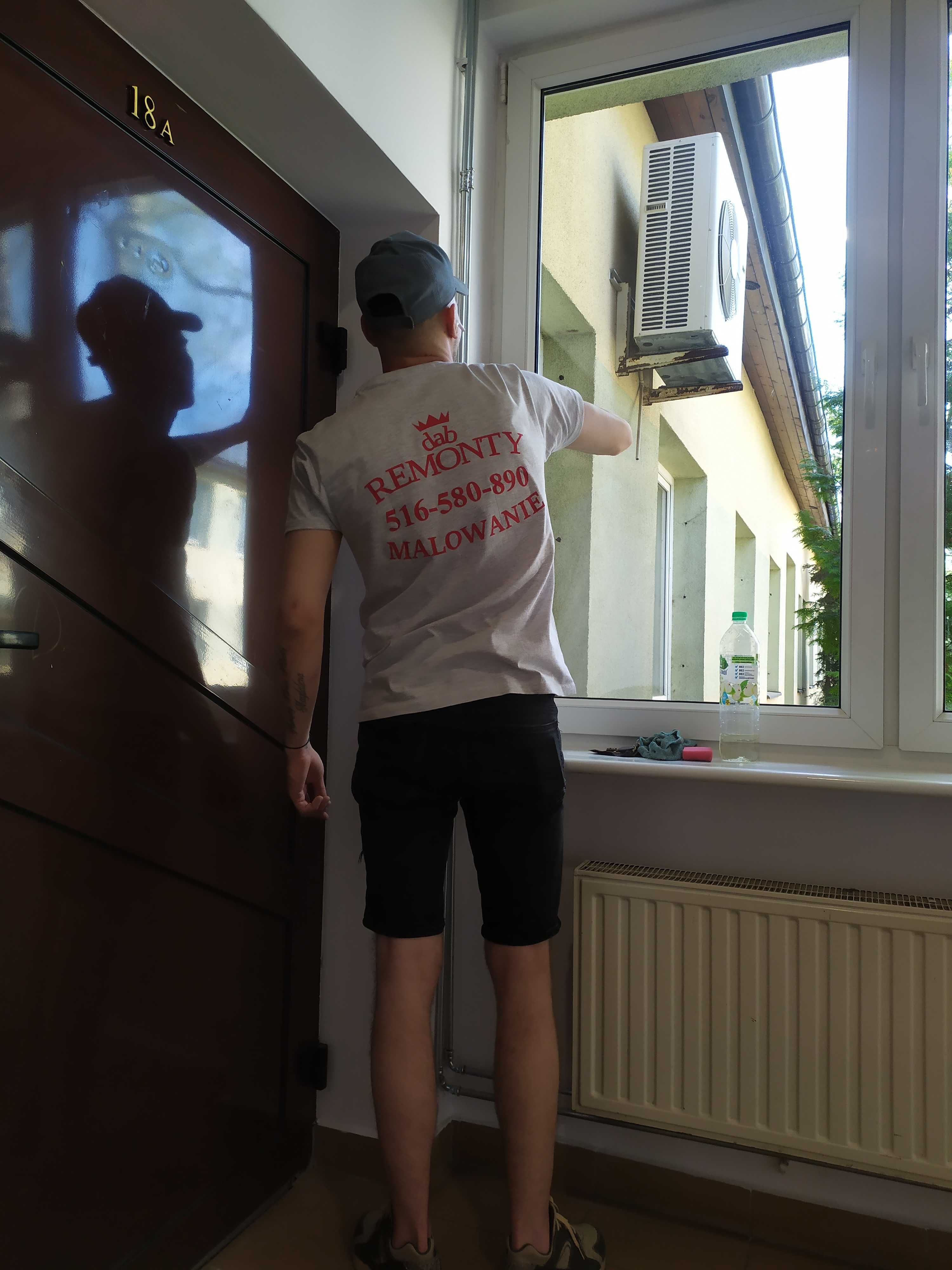 USŁUGI MALARSKIE malowanie scian malarz warszawa natryskowe REMONTY