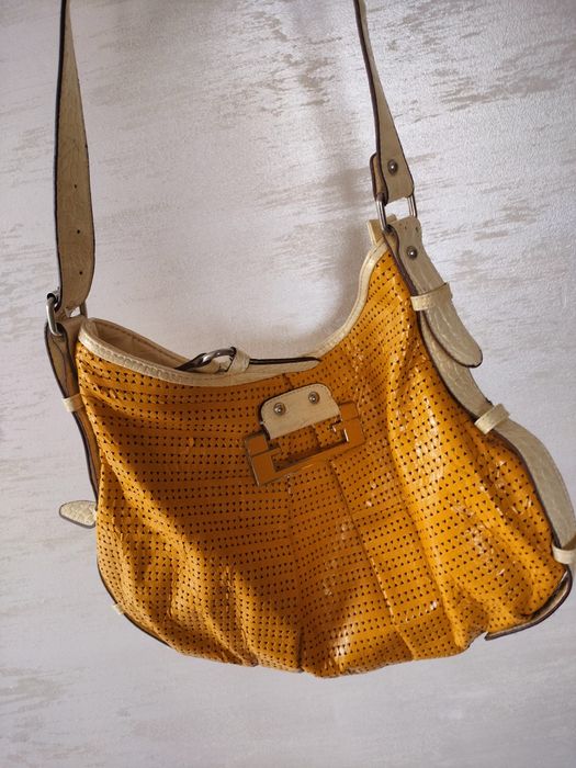 Żółta torebka damska torba