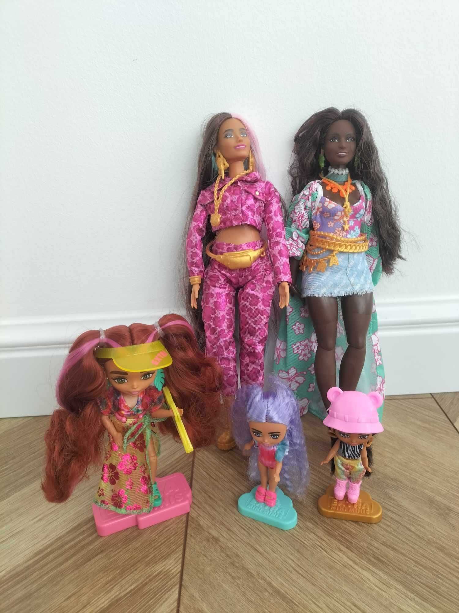 Barbie Extra Fly Lalka Safari minis mini zestaw kolekcjonerskie