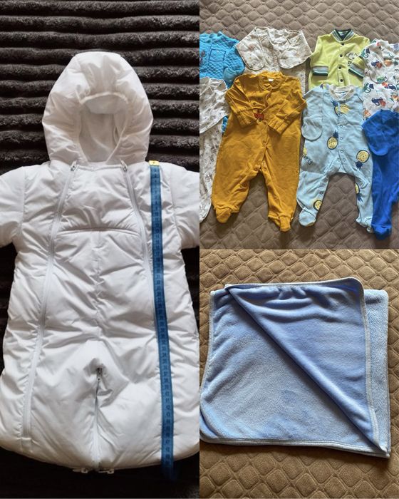 Великий пакет речей для малюка 0-6 міс