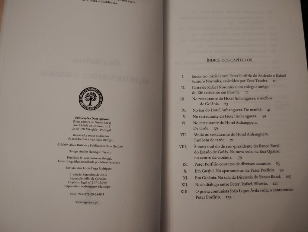 Livro Eu, Peter Porfírio o Maioral Novo