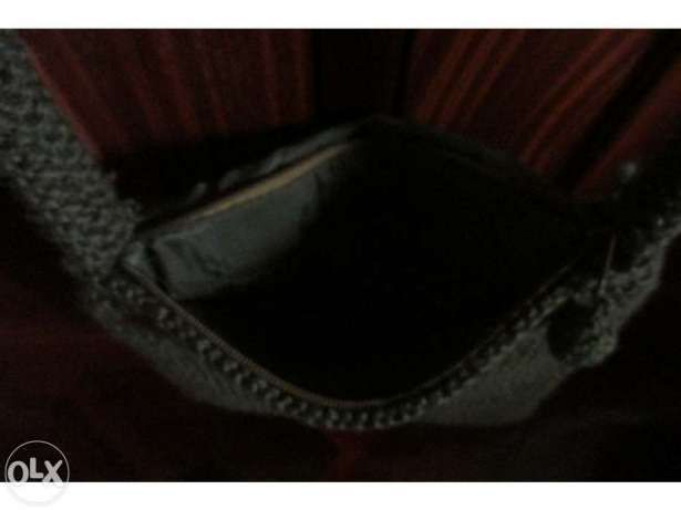 Mala verde seco de malha