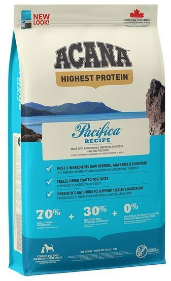 Wysokobiałkowa karma dla psa Acana 70% Ryby + 30% Warzywa/Owoce 11,4kg