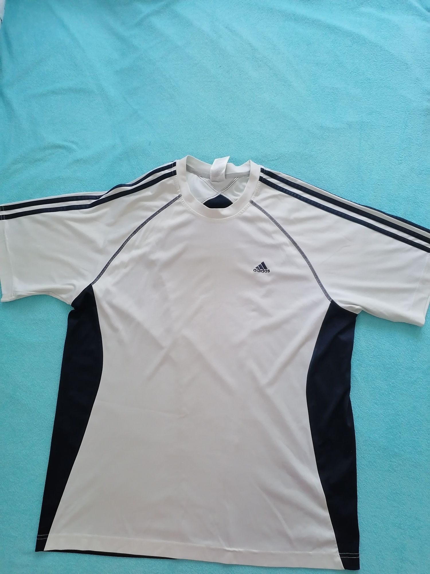 3 koszulki adidas, umbro, le coq sportif