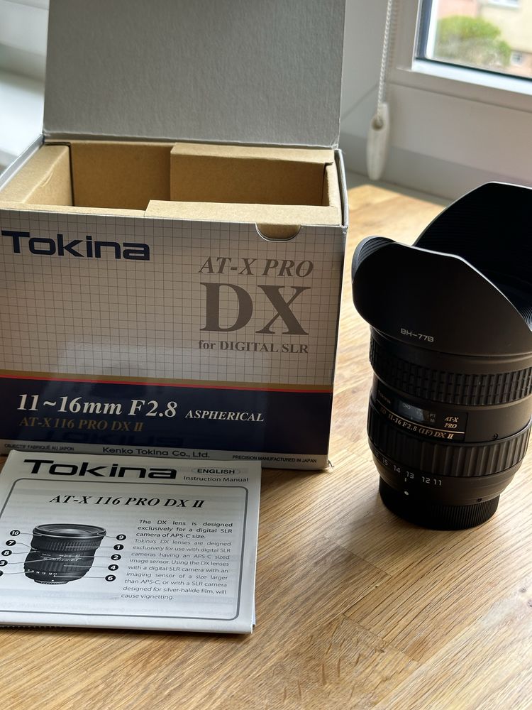 Obiektyw Tokina 11-16mm F2.8