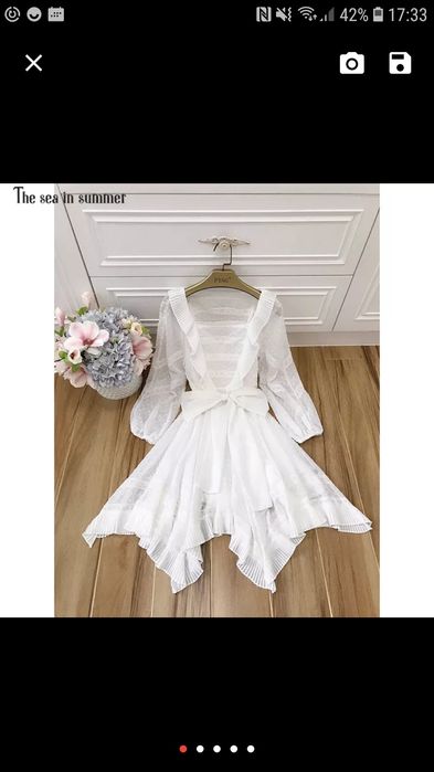 Sukienka biala M do ślubu boho
