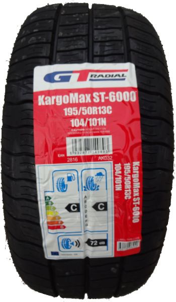 4x Nowe Opony 195/50R13C GT RADIAL KARGOMAX ST-6000