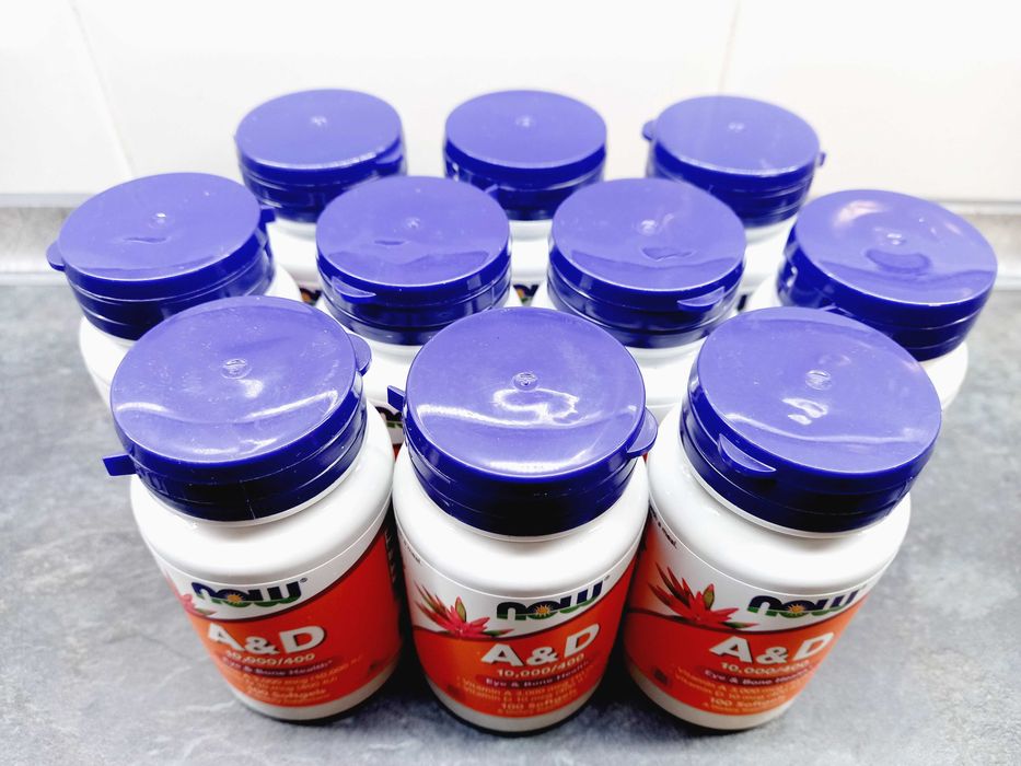 Now Foods, A&D (100 капс.), витамины А+D3, вітаміни А+D3