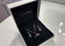Набор Pandora красное сердце