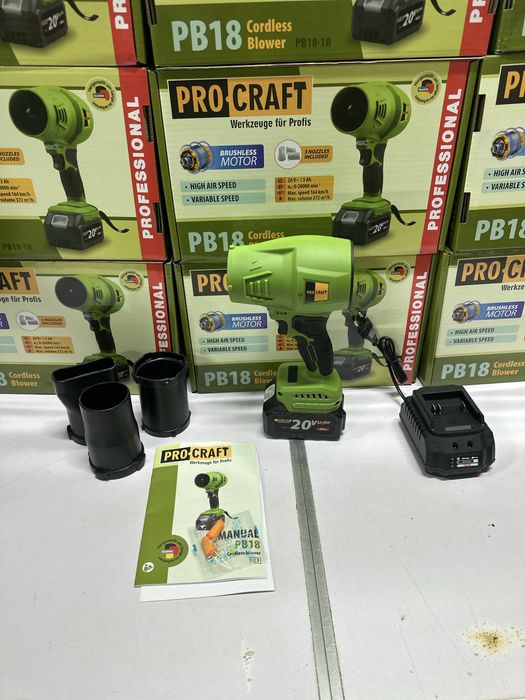 Акумуляторна повітродувка ProCraft PB18