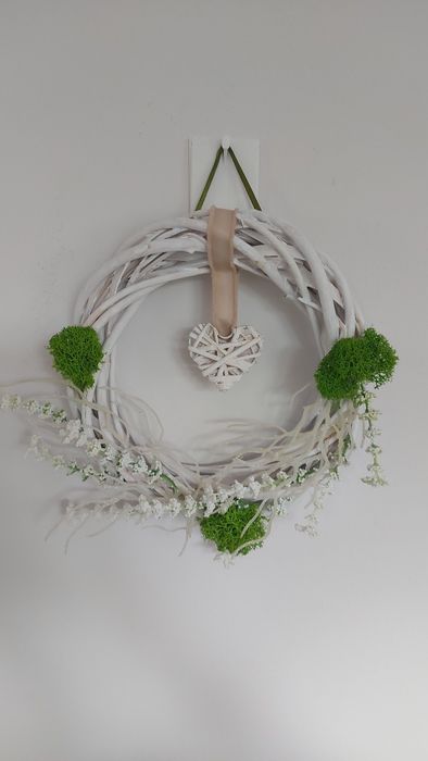 Wianek na drzwi handmade