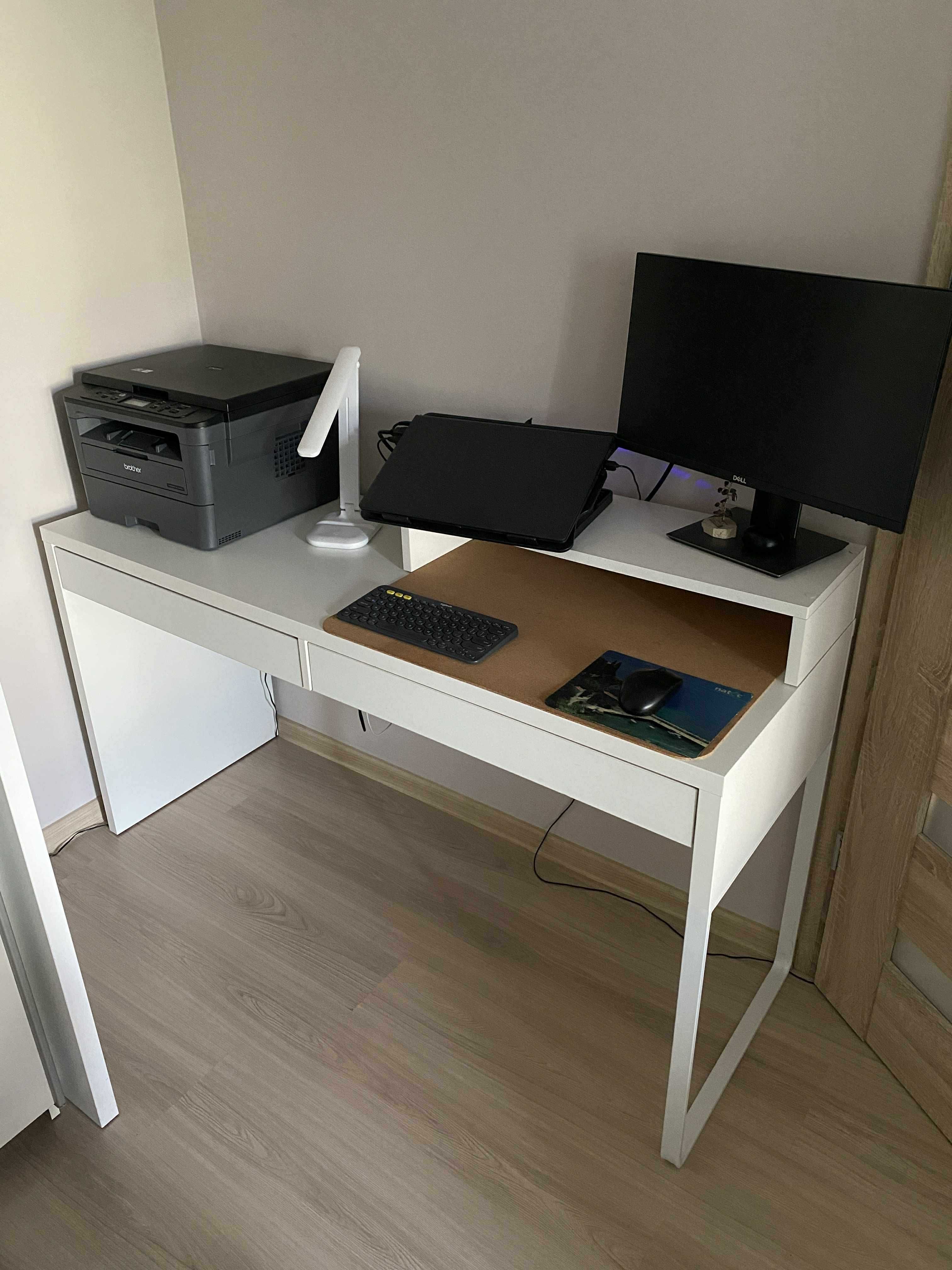 Biurko MICKE białe - IKEA - 142x50