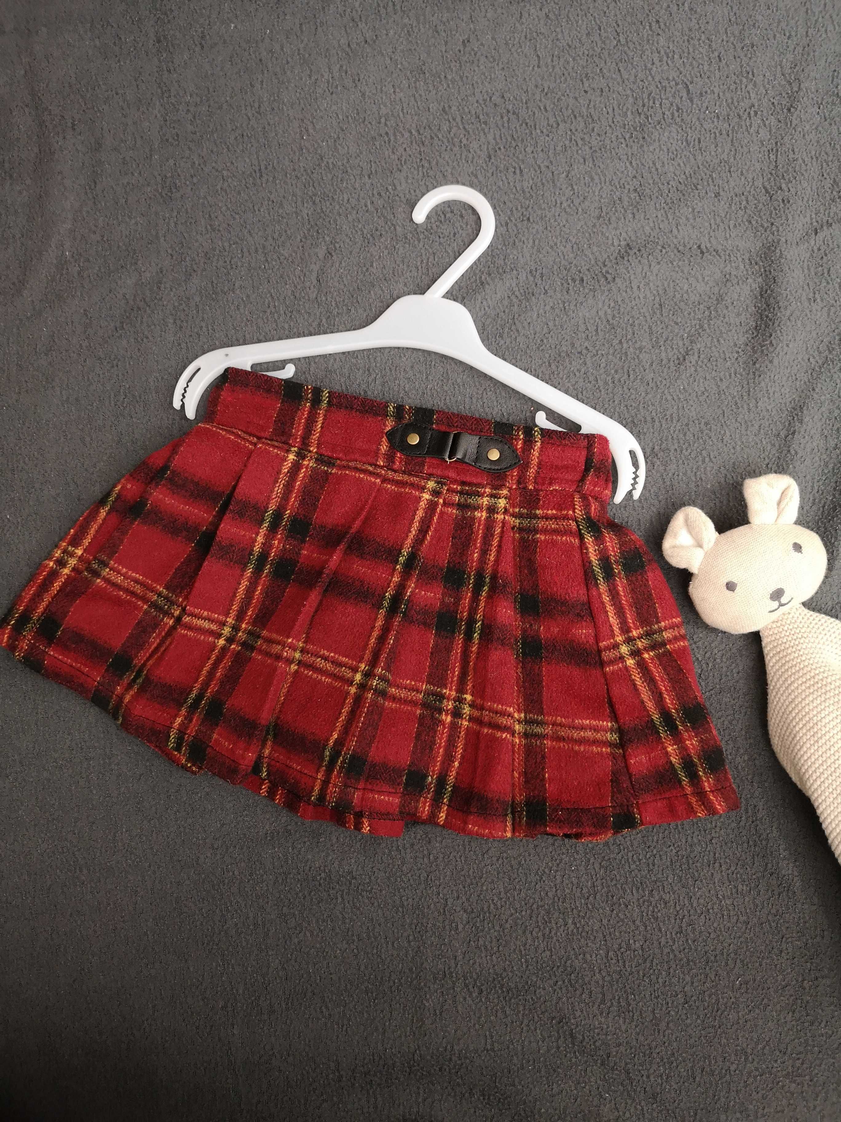 St. Bernard for Dunes Stores plisowana spódnica w kratę 6-9 m. 74 cm