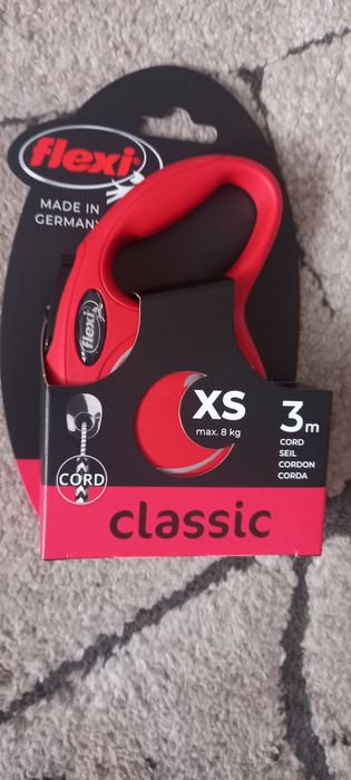 Smycz Flexi rozmiar xs 3 metry linka do 8 kilo