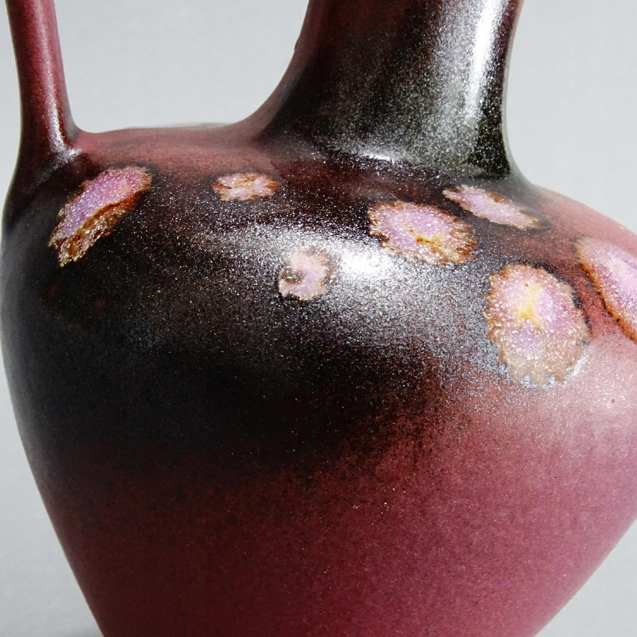 silberdistel ceramiczny sygnowany wazon dzbanek