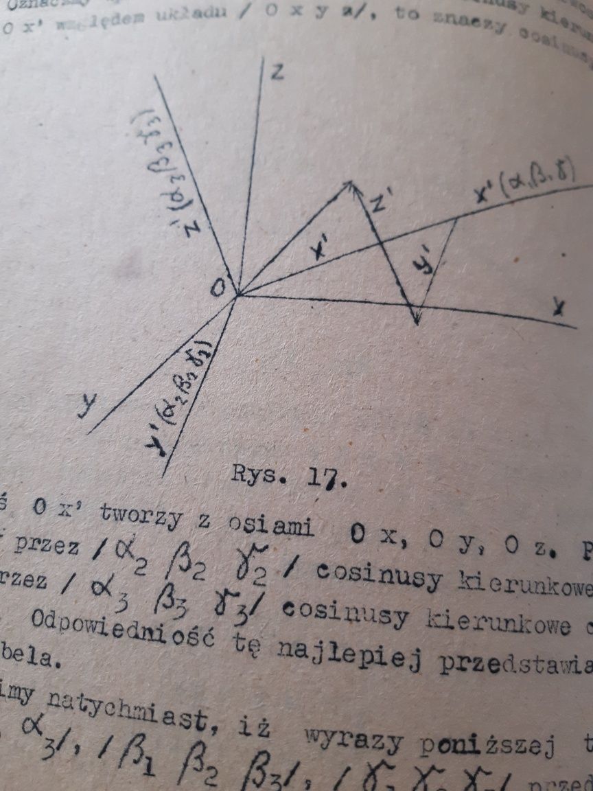 Stara książka 1948 nauka geometria analityczna w przestrzeni