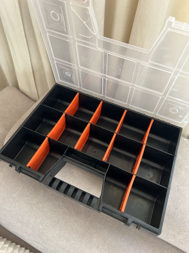 Pudelko organizator z przegrodkami 39x27x7