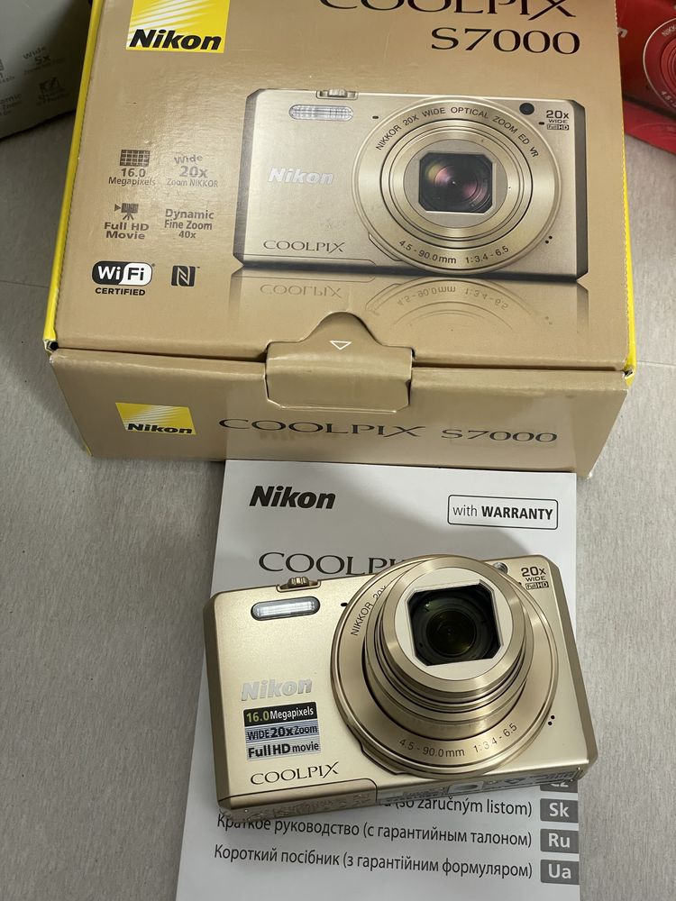 Nikon Coolpix S7000 Wi-fi Новий. S3700 Wi-fi Новий S2900 Новий