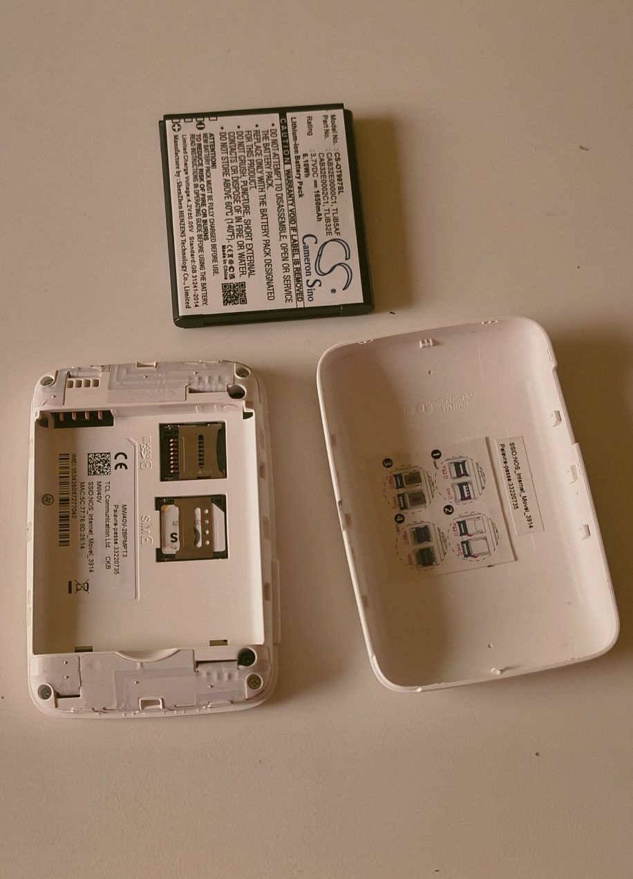 Modem portátil WiFi para cartão SIM