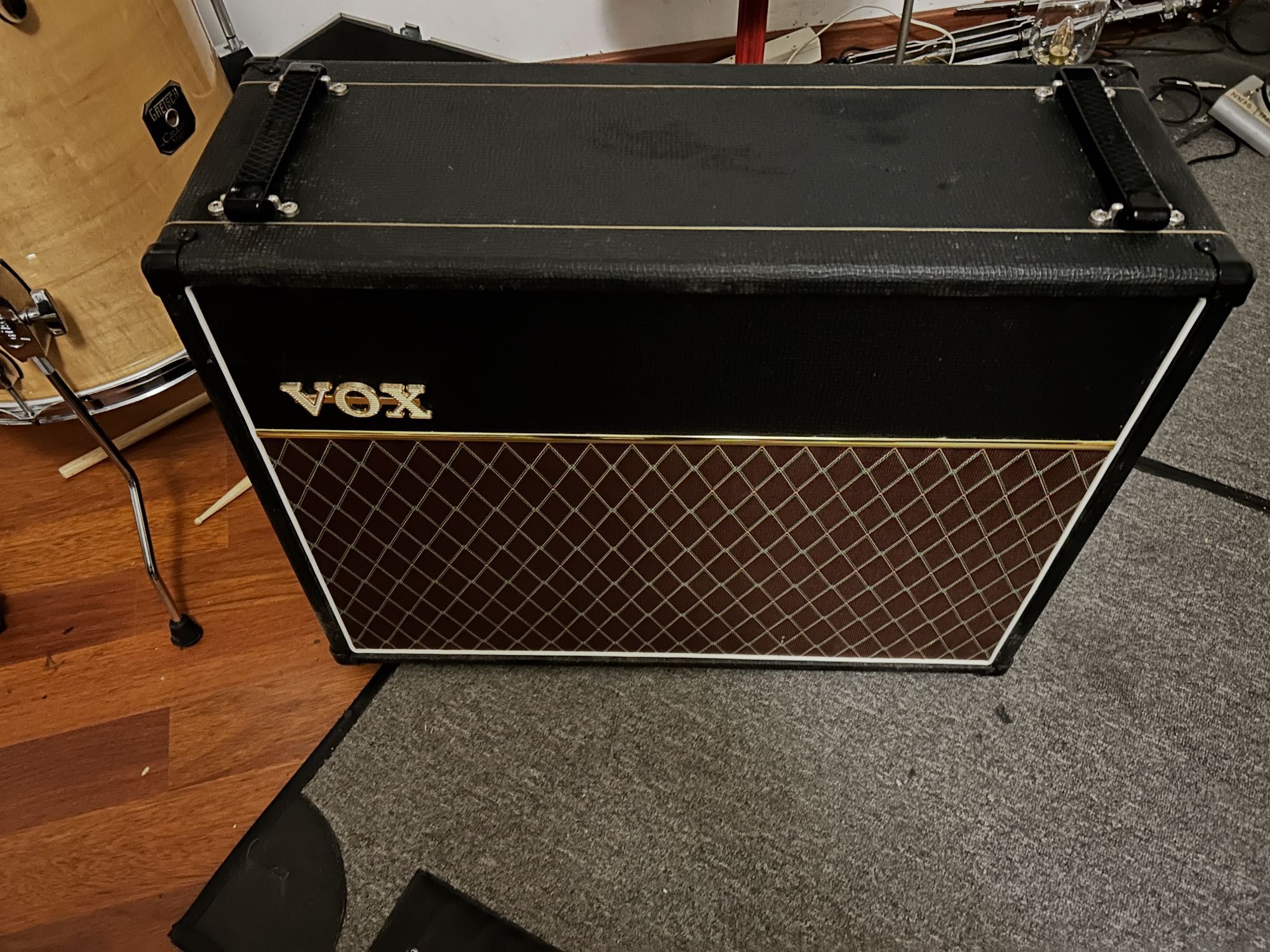 Cabinet/Coluna Vox V212C (Greenback speakers)