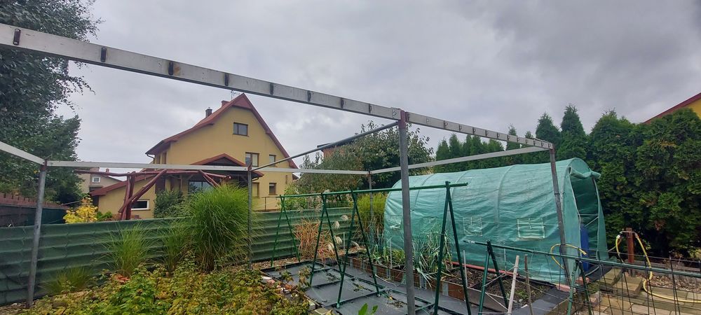 Stelaż pod wiatę, tunel ogrodowy Metal aluminium