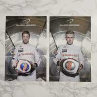 Karty kierowców F1 Jenson Button + Kevin Magnussen