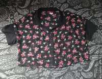 Blusa rosas bershka