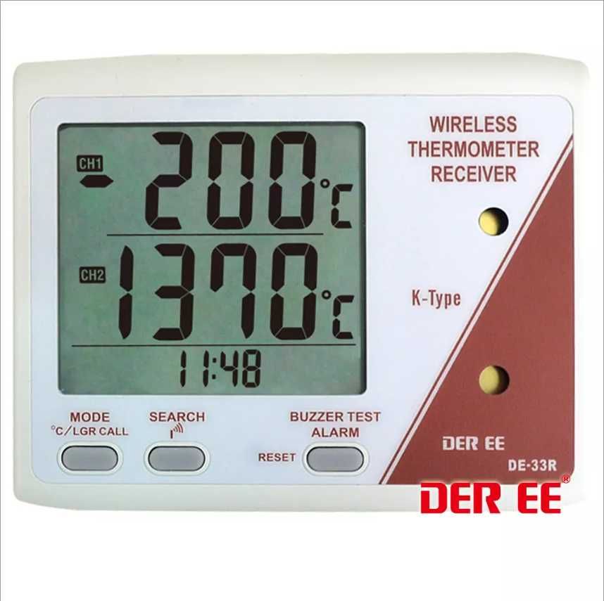 Термометр беспроводной DE-33 для термопар
