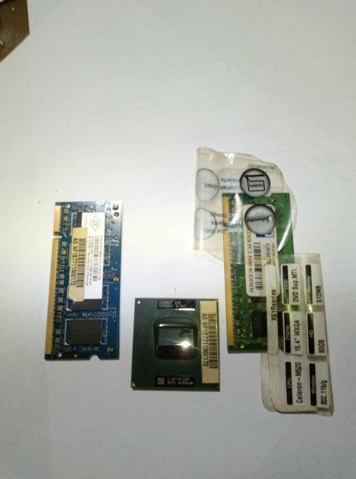 Процессор и память в ноутбук