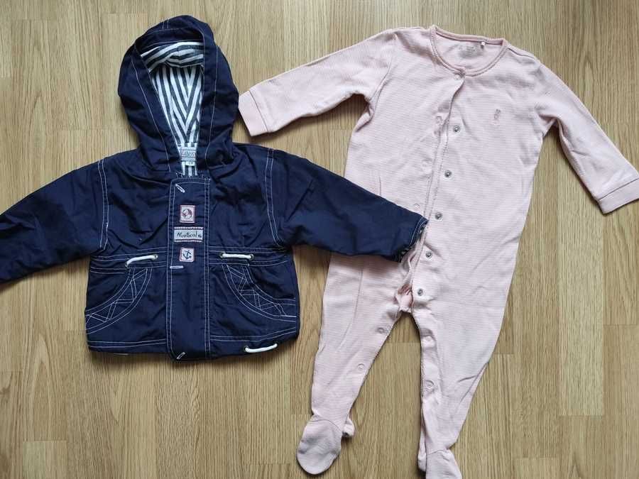 Zestaw ubrań paczka paka dla dziewczynki niemowlaka 80 86