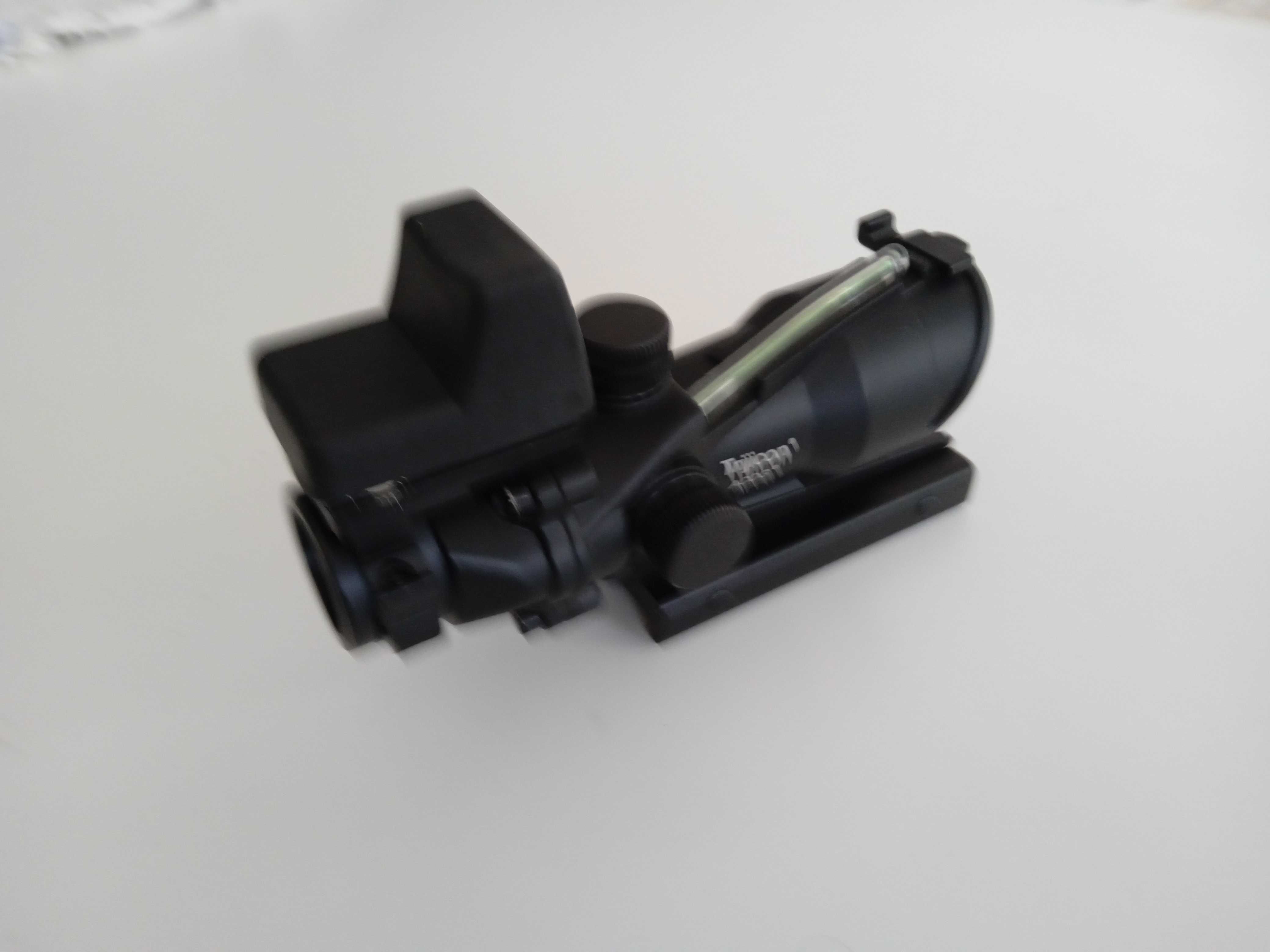 Luneta 4x ACOG światłowód + kolimator RMR 2w1 oznaczenia Trijicon ASG